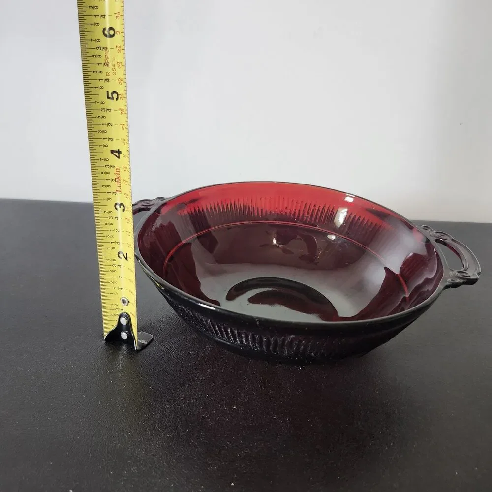 Vintage Coronation Ruby Red 8